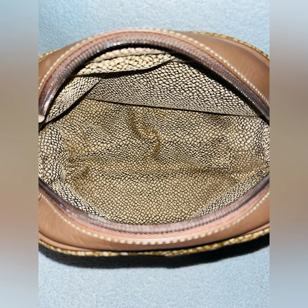 Borbonese Quail Suede Small Clutch/Pouch - Picture 10 of 12